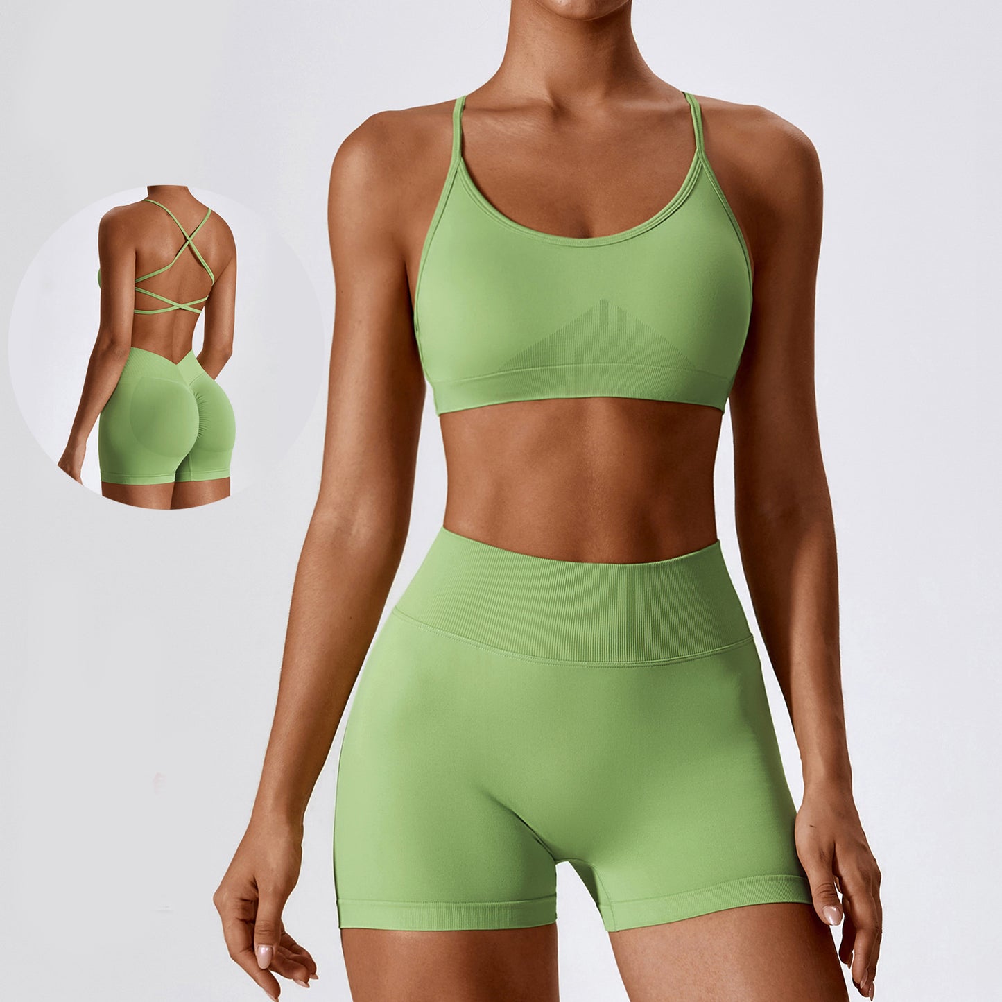 Seamless Beauty Back Yoga Clothes