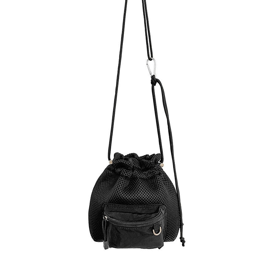 Small Mesh Drawstring Fitness Bag